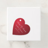 Het Jubileum van de weddenschap de Paar Bride Groo Bedankjes Labels (In situ)