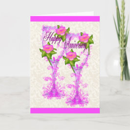 Het Jubileum van het Glas van de wijn Kaart