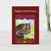 Het Jubileum van het huwelijk, het Inspirerend Kaart (Voorkant)