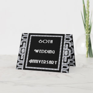 Het Jubileum van het Huwelijk van het diamanten Kaart