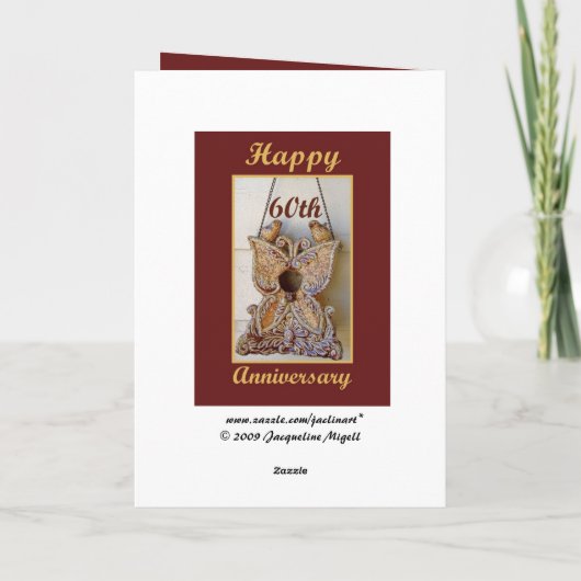 Het Jubileum van het mamma en van de Papa Kaart (Achterkant)