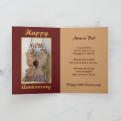 Het Jubileum van het mamma en van de Papa Kaart (Binnen)