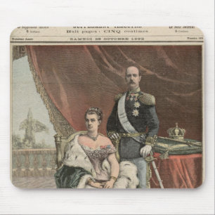 Het Jubileum van het Zilverhuwelijk van de koning Muismat