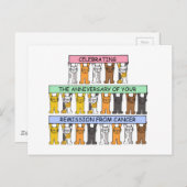 Het Jubileum van kankerremissie. Briefkaart (Voorkant / Achterkant)