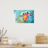 Het Juggler Poster (Keuken)