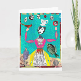 Het Juggling Lady Wenskaart Kaart