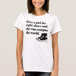 Het juiste paar schoenen t-shirt