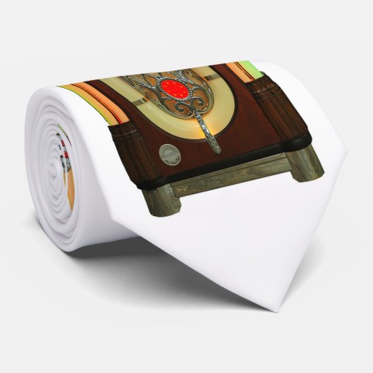 "Het Juke Box Stropdas" Stropdas (Opgerold)