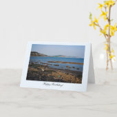 Het Jura Fossiele Strand van de Kust - Gelukkige Kaart (Gele Bloem)