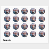 Het juweel van de afgrond" ronde sticker (Vel)