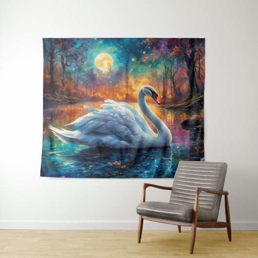 Het juweel van de meren wandkleed (In Situ (horizontaal))