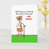 Het kaart-Beer van de Groet van de Chirurgie van Kaart (Gele Bloem)