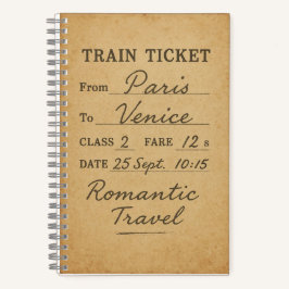 Het kaartje dat alles zag notitieboek