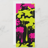 Het kaartje van het de verjaardagsfeest van Slim g Kaart (Achterkant)