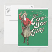 Het Kabeljauwmeisje - Vintage Briefkaart (Voorkant / Achterkant)