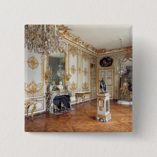 Het kabinet de la Pendule Vierkante Button 5,1 Cm (Voorkant)