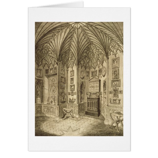 Het kabinet, gegraveerd door T. Morris uit 'Descri (Voorkant)