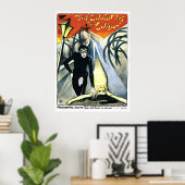 Het kabinet van Dr. Caligari 1920 Gerestaureerd Poster (Thuiskantoor)