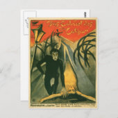 Het kabinet van dr. Caligari film poster Briefkaart (Voorkant / Achterkant)
