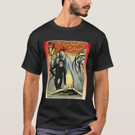 Het kabinet van Dr. Caligari horror T-shirt (Voorkant)