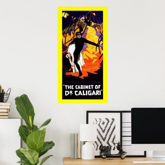 Het kabinet van Dr. Caligari Poster (Thuiskantoor)