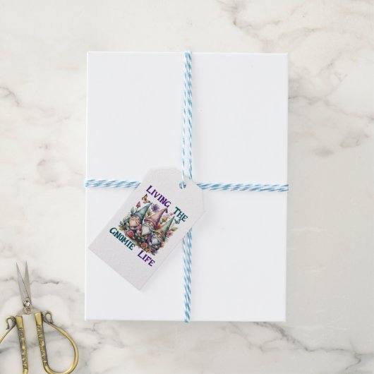 Het Kabouterleven Leiden Cadeaulabel (Met Touw)