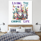 Het Kabouterleven Leiden Canvas Afdruk (Insitu (Slaapkamer))