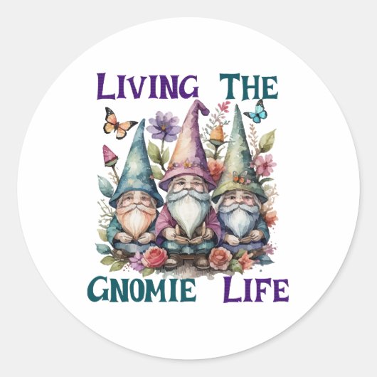 Het Kabouterleven Leiden Ronde Sticker (Voorkant)