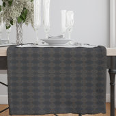 Het kaki crocodylus porosus mandala patroon korte tafelloper