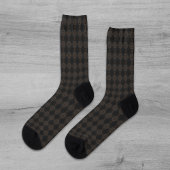 Het kaki crocodylus porosus mandala patroon sokken