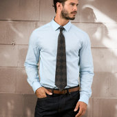 Het kaki crocodylus porosus mandala patroon stropdas