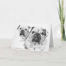 Het Kale Divas Blank Wenskaart Bedankkaart