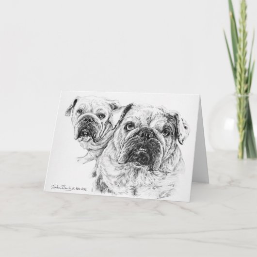 Het Kale Divas Blank Wenskaart Bedankkaart (Voorkant)