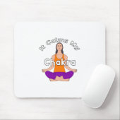 Het kalmeert mijn chakra muismat (Met muis)