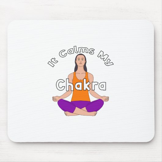 Het kalmeert mijn chakra muismat (Voorkant)