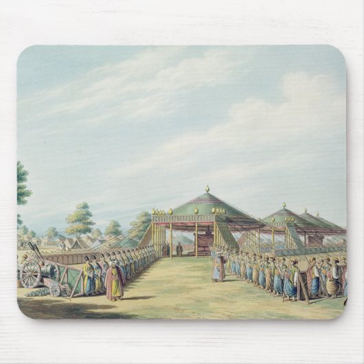 Het kamp in Daud-Pascia, pub. door William Watts, Muismat (Voorkant)