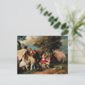 Het kamp van de Acrobaten, Epsom Downs Briefkaart (Staand voorkant)