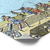 Het kamp van de Engelse strijdkrachten Poster (Hoek)