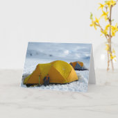 Het Kamp van het Saldo van de massa notecard - Kaart (Gele Bloem)