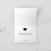 HET KAMPEREN DRAAGT VAN HET BOS ADIRONDACK- FEESTDAGEN KAART (Binnen)