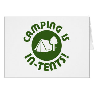 Het kamperen is in tenten