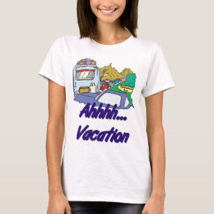 Het Kamperen van de Vakantie van Ahh T-shirt