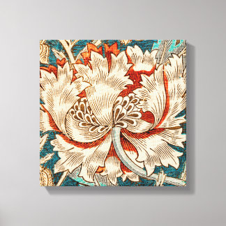 Het kamperfoelie patroon (William Morri-1876) Canvas Afdruk