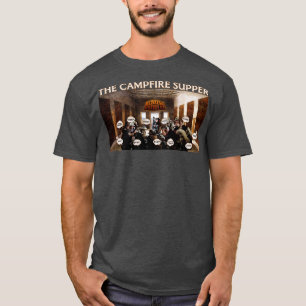Het kampvuur Avondmaal Blazing Saddles Fart Scene T-shirt