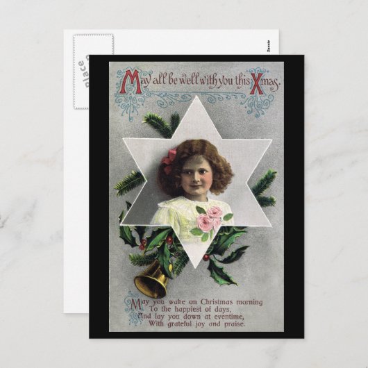 Het kan allemaal goed zijn met Kerstmis. Feestdagenkaart (Voorkant / Achterkant)