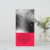 Het kan altijd erger zijn. Nu, voel je... Bedankkaart (Staand voorkant)