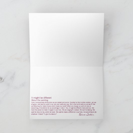 Het kan anders zijn - kaart (Binnen)
