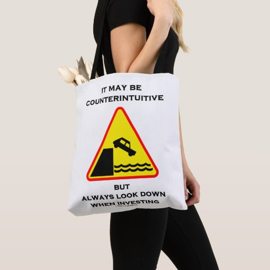 Het kan contraintuïtief zijn om altijd af te reken tote bag (Dichtbij)