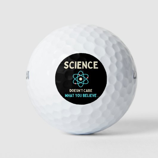 Het kan de wetenschap niet schelen wat je gelooft golfballen (Voorkant)