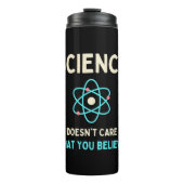 Het kan de wetenschap niet schelen wat je gelooft thermosbeker (Voorkant)